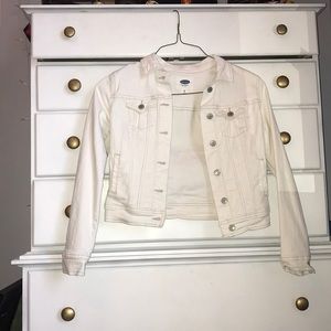 White Old Navy Jean Jacket